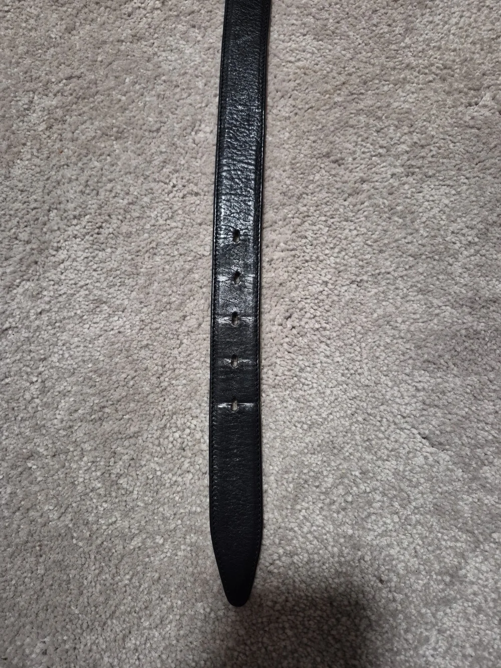 Banana Republic Black Leather Dress Belt with Silver‎ Buckle